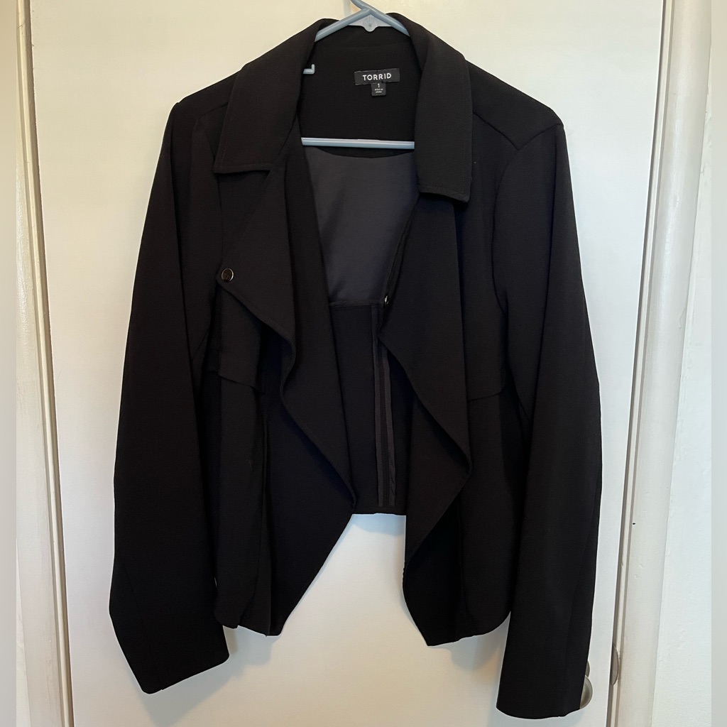 Torrid Drape Front Jacket